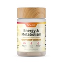 Snap dodatki Energija in Presnova Zeliščni kompleks za utrujenost, Stres Relief, Energy Booster in boljši razpoložen, Energijske tablete za ženske in moške, 60 Kapsule (30 Serving, 1 mesec dobave)