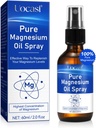 Magnezijevo olje za noge, čisto magnezijevo olje Spray, Hraniti kožo, Unclog Pores, blažiti izpadanje las, 2 Oz
