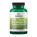 Swanson Milk Thistle, Dandelion & Yellow Dock - Herbal Liver Support Supplement - Natural Supplement Helping to Maintain Overall Health & Wellbeing - (120 Capsules) (1 Pack)