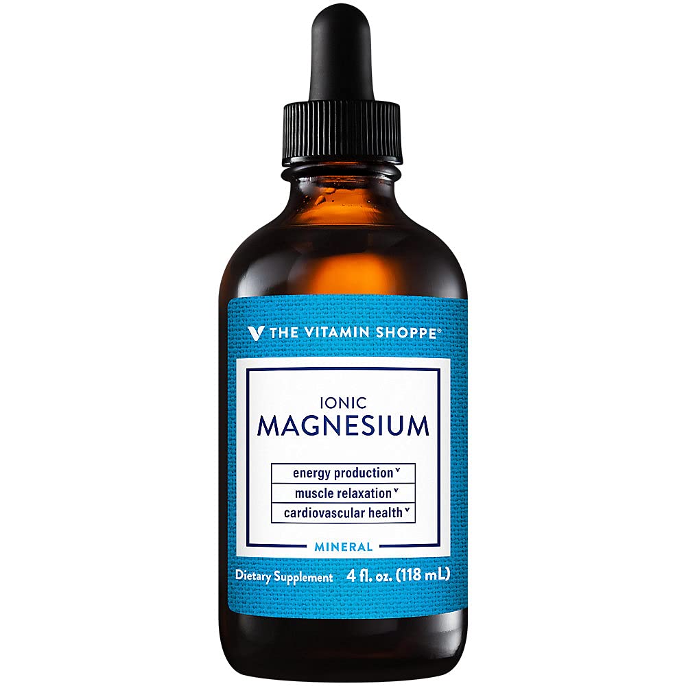 Ionski magnezijev tekoči ekstrakt - podpira sproščanje mišic in proizvodnjo energije - 400 MG (4 fl. oz.)