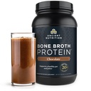 Ancient Nutrition Grass Fed, Cage Free, Cone Broth Protein Powder, 20g beljakovine, hidrolizirani kolagen peptidi, Keto & Paleo prijazno, Podpira skupno, Gut zdravje, Čokolada, 40 Servinges