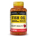 MASON NARAVNA Omega,3 ribje olje, 200,Day Supply, 1000mg z EPA in DHA za skupno podporo, Softgel tablete