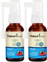 NaturaNectar - Bee Propolis Pršilo za grlo - Unikaten agent za lajšanje in dobro počutje grla - Brazilska Bee Propolis Guardian Spray - Etično čebelarstvo - Medena Bee Berry Flavor (2-Pack, 1,06 Fl Oz.)