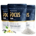 Vanilla MCT Oil 3-Pack - Boost Energy & Clarity - MCT Powder + Nootropics + Adaptogeni za povečano doživetje kave - Keto, Vegan, 0 Sladkor - s Tavrinom, L-Tirozinom, Rhodiola in več