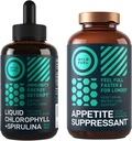 WILD FUEL Suppresant apetita in tekoče klorofil kapljice Detox