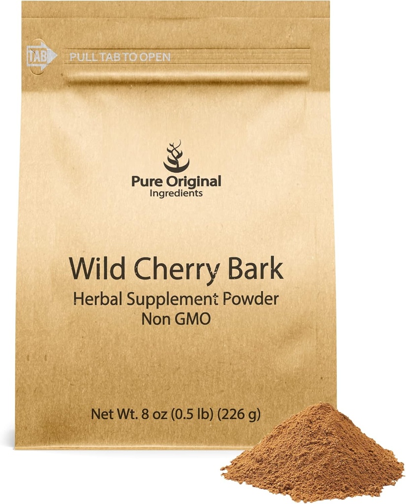 SESTAVINE PRAŠIČJIH IZDELKOV Wild Cherry Bark (8 oz) Brez GSO, brez polnil ali dodatkov