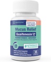 WELMATE - Guaifenesin 1200mg (35 tablet) - sluz Relief - Executiveorant - Cough & Cold - 12 Hr podpora - Razširjene- Release Bi-Layer tablete - Over-The-Counter medicines