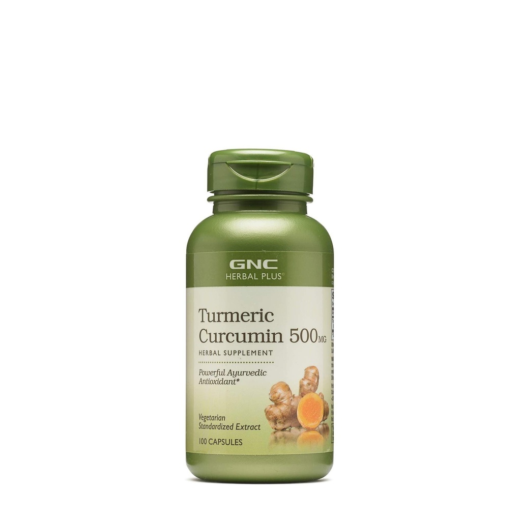 GNC Herbal Plus - kurkumin 500mg 100 kapsul