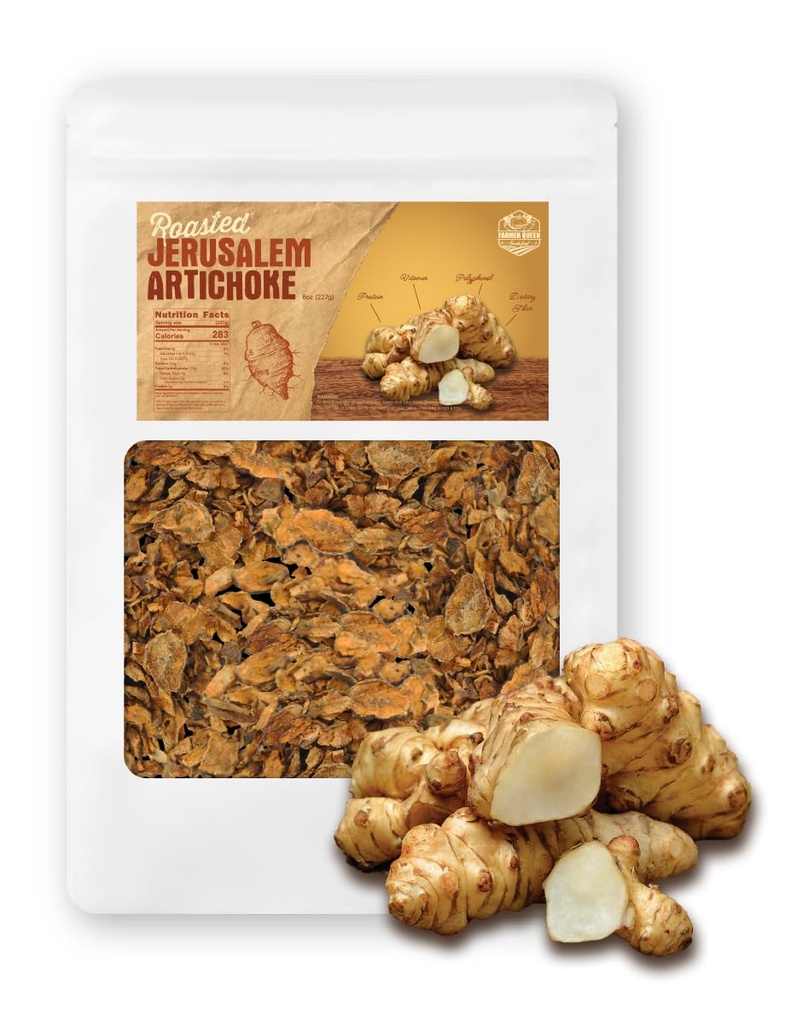 (8oz) Pečena kraljica Jeruzalem Artichoke Helianthus Tuberosus Bogat inulin polifenolni dietar Fibe 