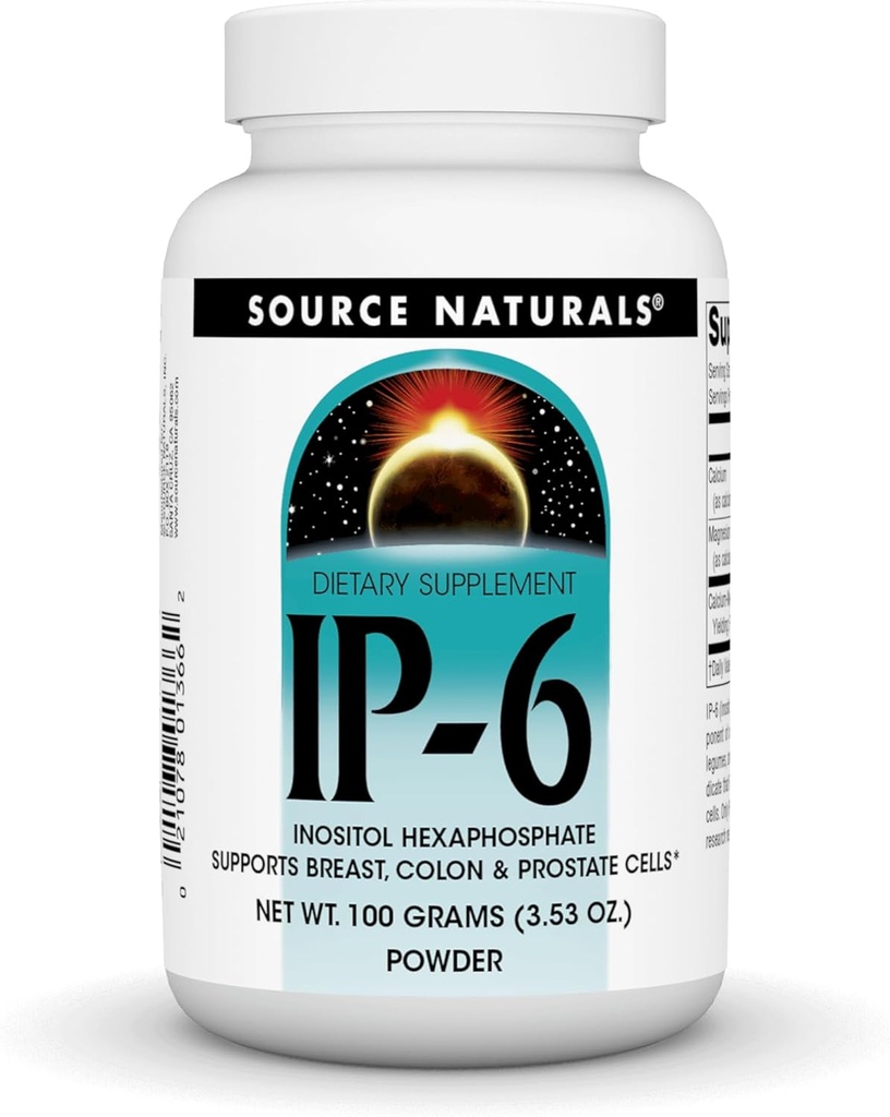 Vir Naturals IP-6 Inositol Hexafosfat prašek, Inc. 100 gm prašek