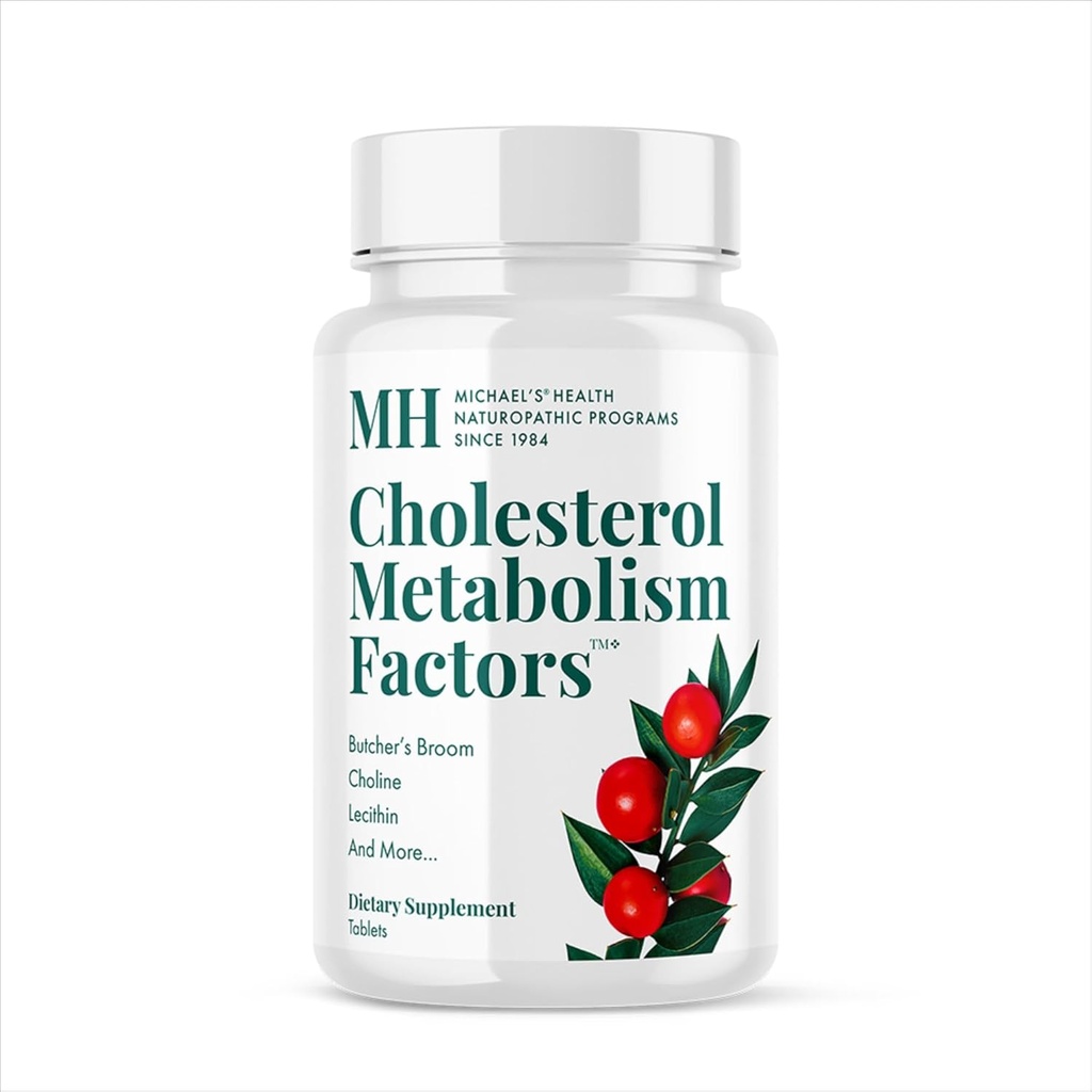 MICHAELovo zdravje Naturopatski programi Holesterol Presnova Factors - 180 Tablet - pomaga izboljšati cirkulacijo - Statin & Red Yeast Rice Free - 30 Servinges