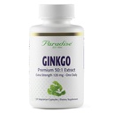 Paradise Zelišča Ginkgo Biloba Extract, Super Potent, Ultra Pure, Vegan, Non GSO, Gluten brezplačno, 120 Vegetarijanske kapsule