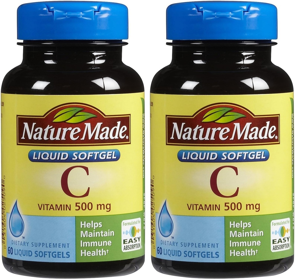 Nature Made Vitamin C 500 Mg Softgels, 60-Count - Pakiranje 2
