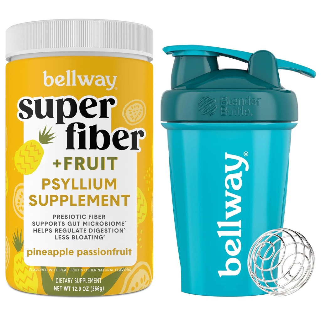 Bellway Super Fiber Powder + sadje, Ananasov pasijonski sadni Shaker steklenica