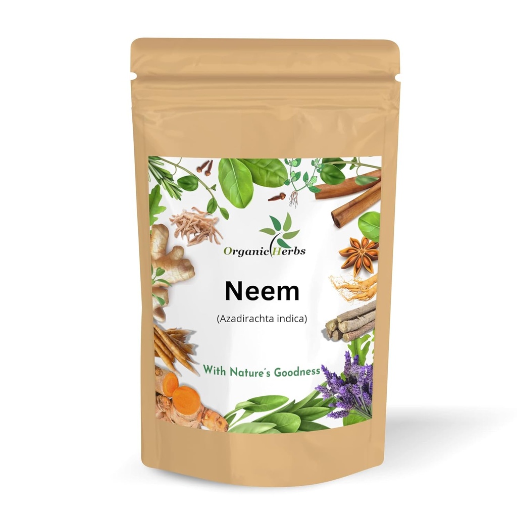 Čisti & naravni Neem Leaves Powder for Pimple-free Clear Skin, Silky Hair & Hair Cleanser. (Neem Leaf Powder 145gm/5Oz)