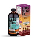 Etiopsko olje črnega semena - 3,43% Thymokinone Cold-Presed Black Cumin Seme iz Pure Nigella Sativa - Prvi stiskanje črno seme Non-GMO Izboljšana - 16 Oz Steklenica Sweet Sunnah