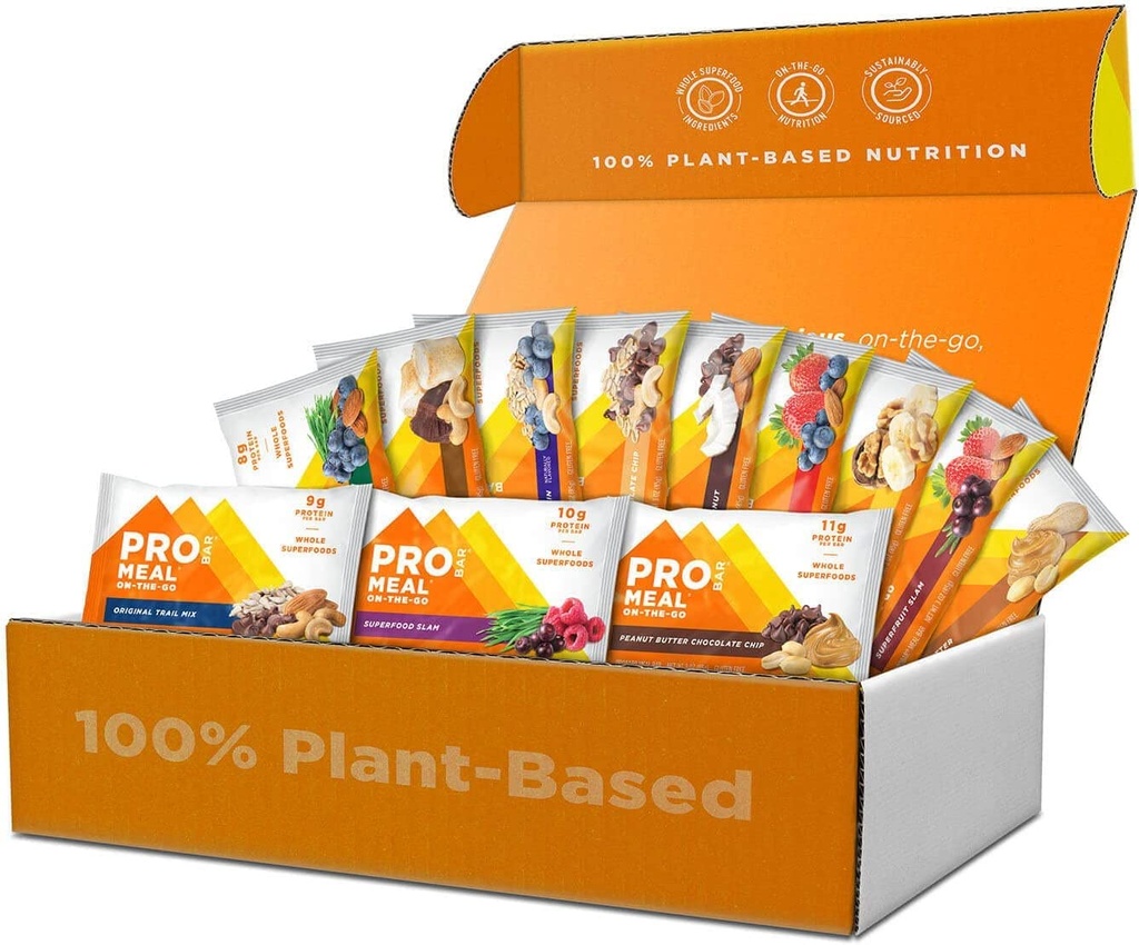 PROBAR - Jedilna ploščica 12 Flavor Variety Pack - naravna energija, ne-GMO, Gluten-free, rastlinsko-osnovna cela hrana sestavine, 3 Ounce (Pack of 12) - Okusi maj Vary