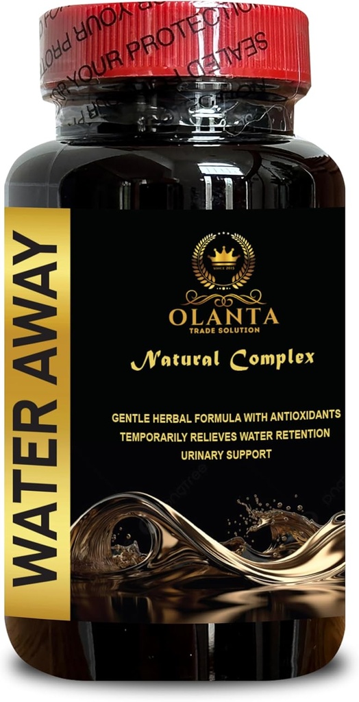 WATER OUT PILLS - water pills - Water Away Pills, Fast Acting Bloating Relief, water pills vitamins, Celery Seed, Tart Cherry, Green Coffee Beans, Milk Thistle, Cranberry, Pomegranate - 1 Bottle