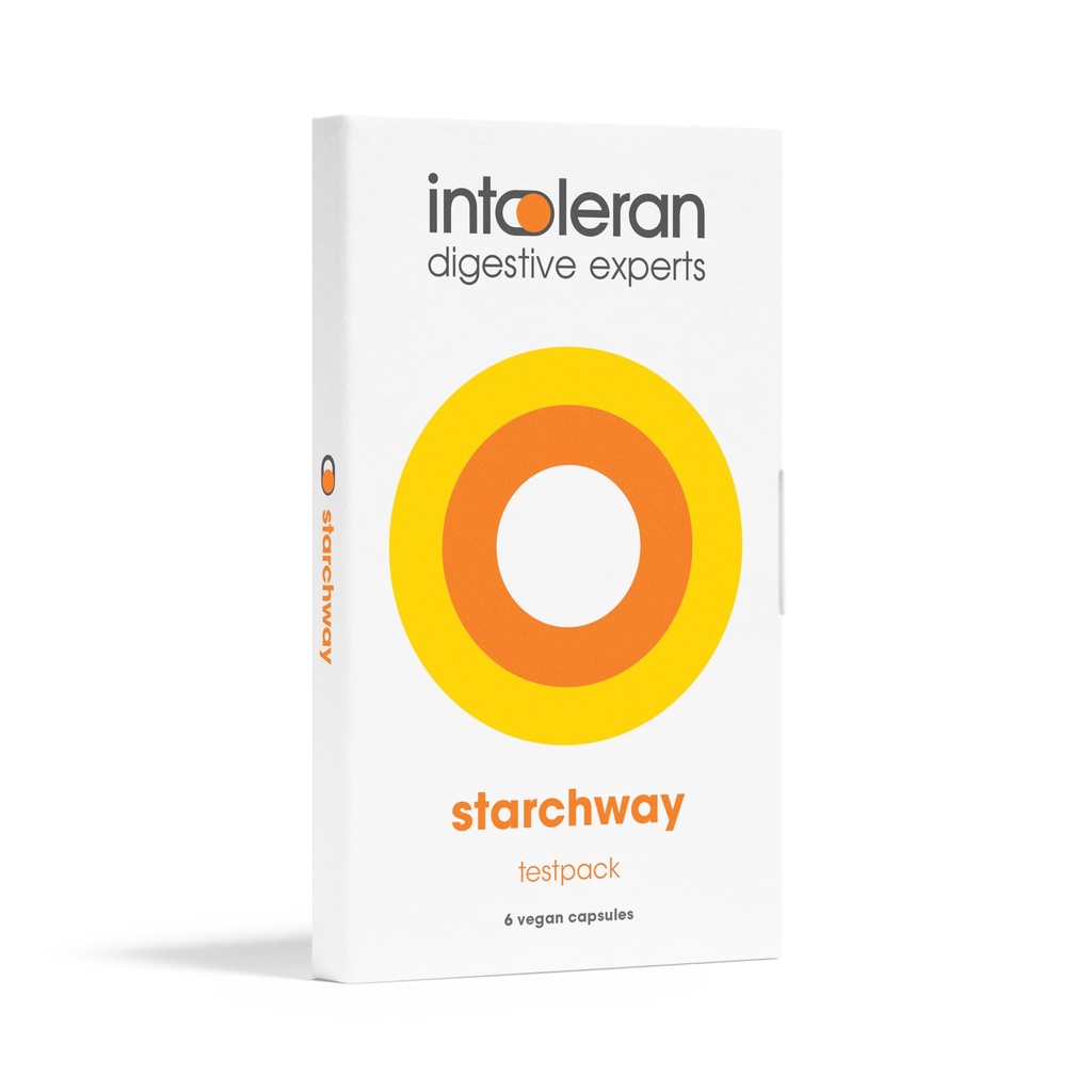 Intoleran Starchway Prebavne encime - testna embalaža 6 kapsul 