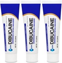 (3 paket) Globe Dibukain 1% Hemorrhoid zdravljenje Mazilo - 1 Oz Rapid Numbing Relief, Hemorhoid Zdravljenje zaradi srbenja in opekline