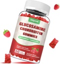 Izboljšana glukozamin Chondroitin Gumies z MSM za odrasle - ekstra močna skupno zdravje in prilagodljivost, Antioksidant in imunosupresivna podpora dodatek, 60 število
