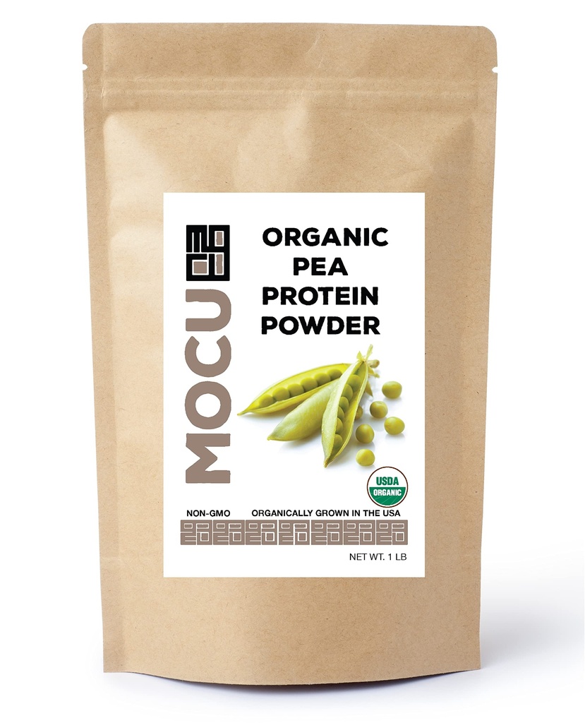 Certified Organic US Grown Pea Protein I 80% I Serija Tested za težke kovine I 1 LBS I paketd dnevno