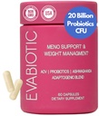 Popolna menopavza Vitamini - Ashwaghanda, Probiotiki, ACV za obvladovanje telesne teže, vročih Flashes, nočne poti, Bloat, Hormone Balance - Vegan 60 Caps Menopause Dodatki za ženske, ki niso GMO