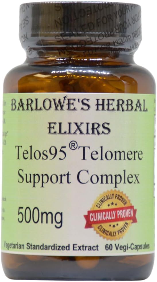 Barlowe's Herbal Elixirs Telos95® Telomere Support Complex 