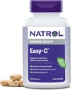 Natrol Easy-C Immune Health, prehranska dopolnila, Podpira imuno zdravje z vitaminom C in bioflavonoidi, Veggie kapsule, 500 mg, 120 Število