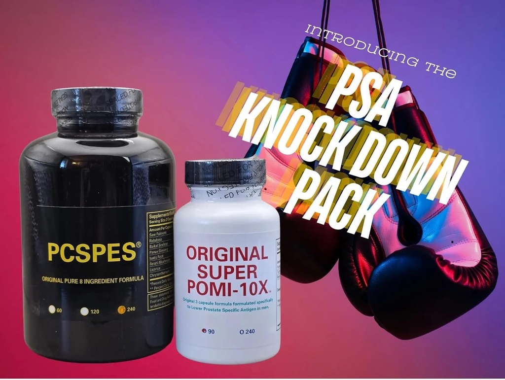 Super POMI 10X Prostata Health Supplements za moške - podpira zdrave ravni PSA, boljši nadzor mehurja in nočno uriniranje - Non-GMO, Soy-free 330 Count