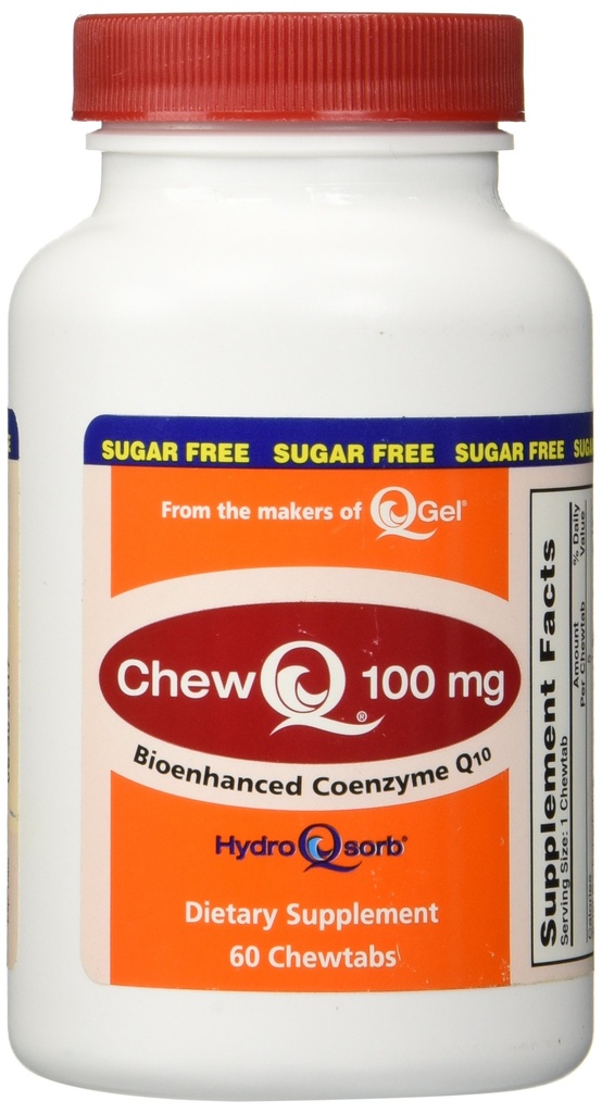 100mg ChewQ Žvečljivi CoQ10 (60 Count) * Uporaba napredne tehnologije za dostavo 800% večja absorpcija kot standardni CoQ10 * Najčistejši CoQ10 dodatek na trgu * Vegetarian prijazno * Gluten prost
