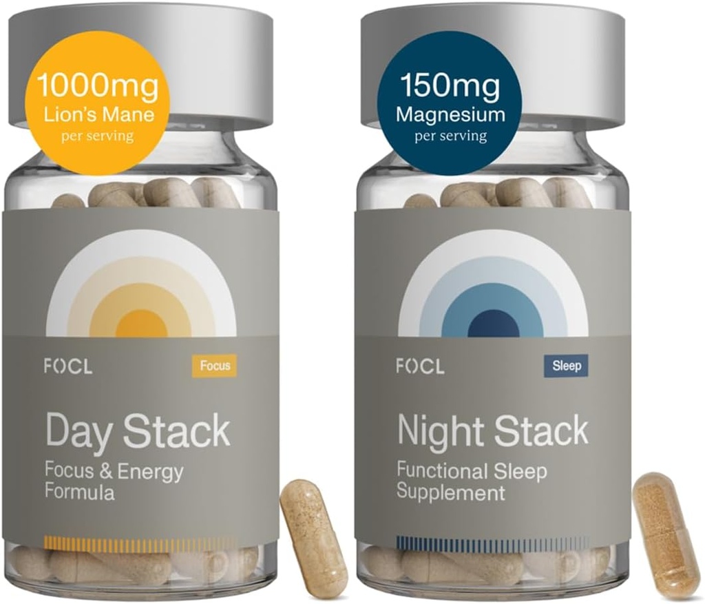 FOCL AM PM Nootropic Funkcionalni dodatek za dnevni fokus + nočno regeneracijo 