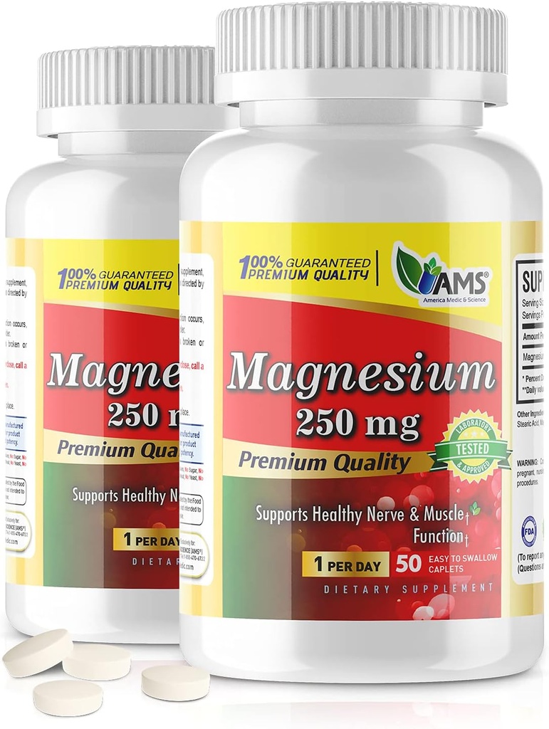 Amerika Medic & Science Magnezij 250 mg (100 kapsul) 