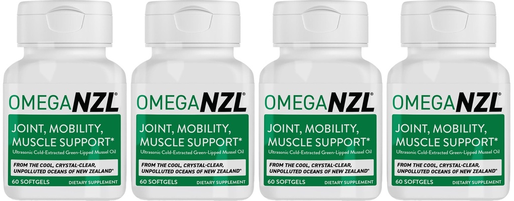 Original Omega-3 Skupna podpora dodatek, Najboljši naravni mišice Relief, Green-Lipped Mussel olje, 240 Softgels, Brez ribjega okusa