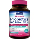 Prirojeni probiotiki vitalnosti za ženske, 100 milijard CFUs 18 sevi, prebiotiki in probiotiki, z brusnico, vitamin C & B6 P5P, vaginalno in prebavno zdravje, nehlajeni, 60 kap