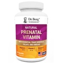 Dr. Berg Natural Prenatal Vitamini za ženske (Nosečnica in medicinska nega) - Prenatalni Vitamini z Folat, Vitamini, Minerali, Omegas, &11 Močne Superhrane - Ženske Prednatalni multivitamin - 60 kapsul