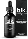 Blk. PH 8+ Naravni mineralni alkalne vodne kapljice Elektrolitski infundiran s Fulvic in aminokislinami, nič sladkorja, 2oz.
