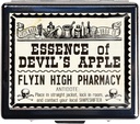 7 dni Chromed svetleče srebrne tablete Organizator z ogledalom v notranjosti ima 8 ločenih delov Pravokotnik 7 dni Pill Box primeru tablete (Essence of Devil's Apple)