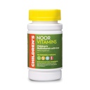 Noor Vitamini Halal Otroci Multivitaminski žvečljivi: Bistveni vitamini za imuno, zdravje kosti in oči z železom - Non GSO & Gluten Free - Halal Vitamini 60 Število (2 mesec dobave)