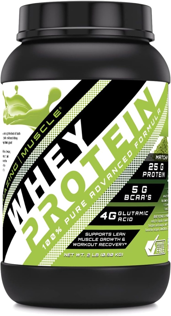 Neverjetna mišica 100% Whey Protein Powder *Napredna formula s sirotkinim izolatom kot primarno sestavino skupaj z ultra filtriranim koncentratom sirotkinih beljakovin (japonska mešanica, 2 Lb)