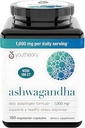 Generični Ashwagandha Supplement Organic KSM-66 Ashwagandha Vegetarian dodatek 180 Kapsule, 1000mg na dnevno strežbo, Pomoč Podpora zdravo obvladovanje stresa Odziv, Počisti