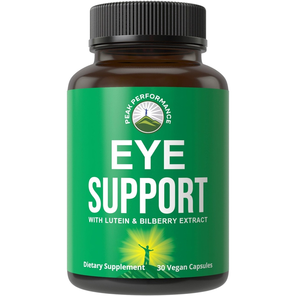 Vrh zmogljivosti Eye Vitamini - Makularna podpora dodatek z lutein, Zeaksantin, Astaksantin, Karotenoidi, Izvleček borovnice. Kapsule za oči staranja, računalnik, uporabnike pametnih telefonov. Izogibajte se degeneraciji