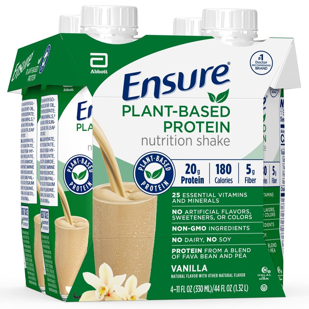Zagotovite rastlinske beljakovine prehrana Shakes Vanilla 11 Fl Oz vsak (paket 4)