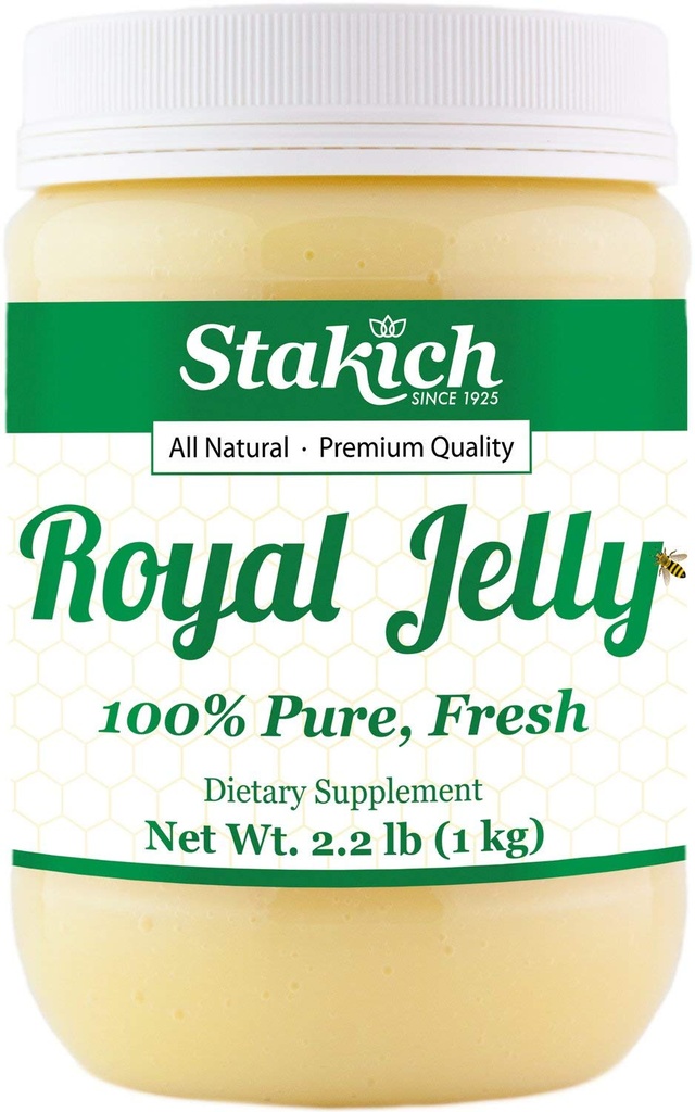 Stakich Fresh Royal Jelly - Pure, All Natural - brez dodatkov / Flavors / konzervansi dodani - 1 kilogram (2.2 funta)