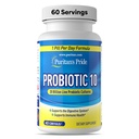 Puritan's Pride Probiotic 10 z vitaminom D za podporo imunskega sistema zdravje*, 60 Count, White