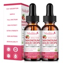 Magnezij Glycinate Tekoči, Visoka moč Magnezijev Glicinat, Citrat, Sladkor brez Vegan Ne-GMO kompleksni dodatek spodbuja Nerv, Sprostitev,Muscle,Spi podporo*