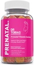 Dr. Tobias Prenatal Vitamin Gummy, Iron Free Prenatal Vitamini z DHA in Folic Acid, Niacin, Biotin, B6, & B12, Vključuje ribje olje, za prednatalno podporo, 60 Gummies, 30 Servings