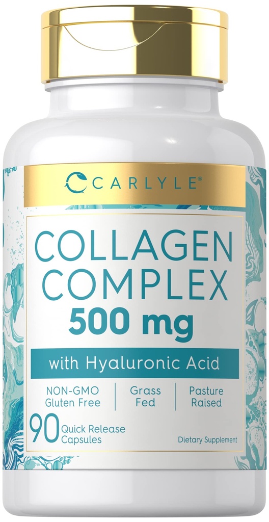 Carlyle Collagen tablete s hialuronsko kislino 500mg 