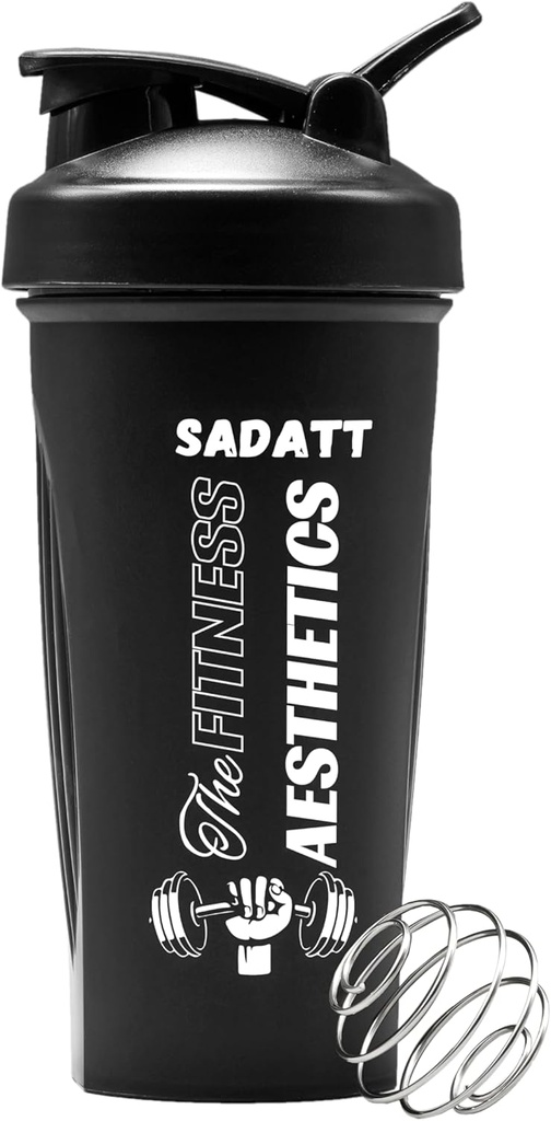 SADATT 28 Ounce Protein Shaker steklenica za Gym in Pre-workout - BPA-free, Leak-Proof, Pomivalni stroj varno