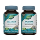 Nature's Way Valerian Premium Extract - 220 mg valerijskega ekstrakta na 2-kapsula Serving - Podpira miren spanec* - ne-GMO projekt Verified - zeliščni dodatki - Gluten Free - 90 kapsul (2 pakiranji)